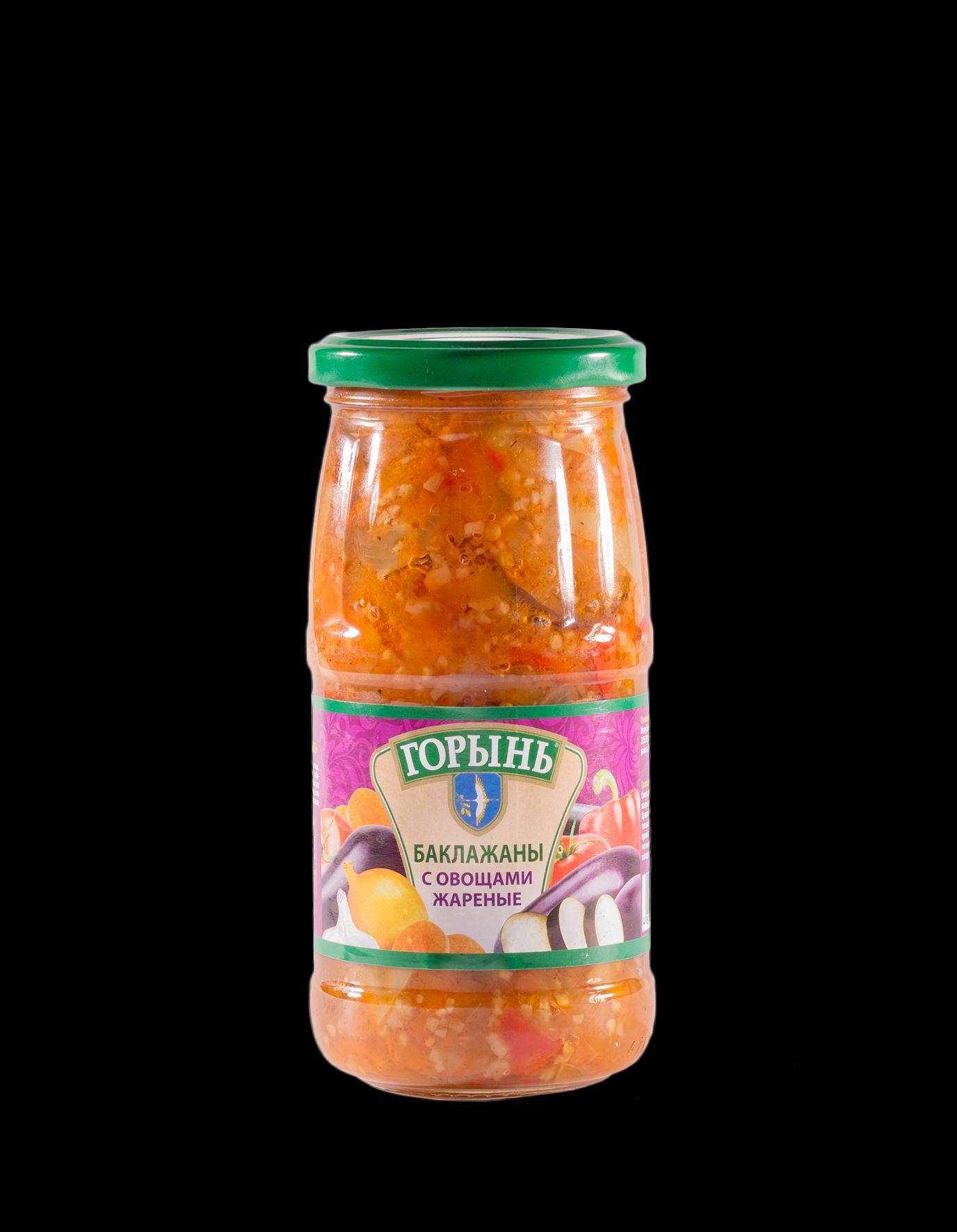 Баклажаны с овощами жареные