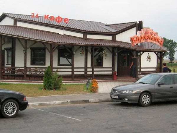 павильон из сэндвич панелей