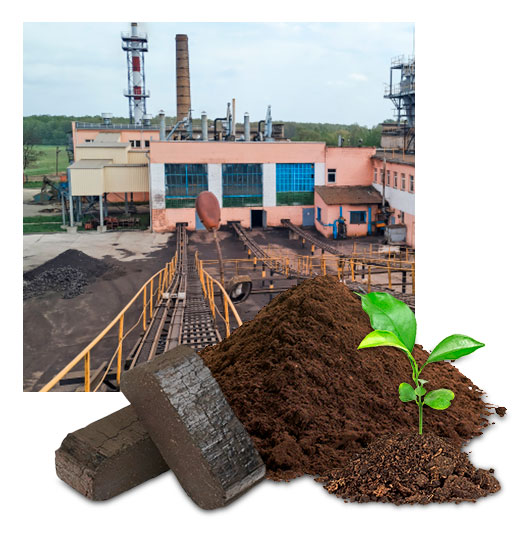 products of Gatcha-Osovsky Peat Briquette Plant