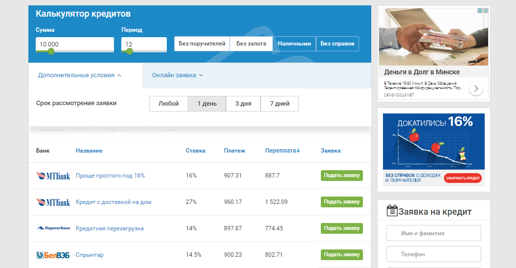 Кредитные калькуляторы банков. Калькулятор кредита. ПСБ рассчитать кредит.