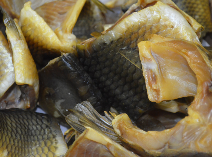 Карп элитный кусок холодного копчения