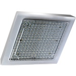 Светильник Ecola Light LED FL светодиодный 10W 220V 2700K накладной легкий Квадратный Белый 202x202x44 л